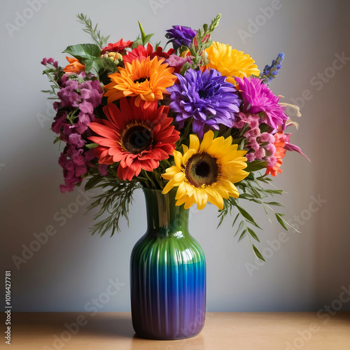 Rainbow LGBTQ Flower Arrangement | Inclusive Floral Decor | Bright Pride Celebration