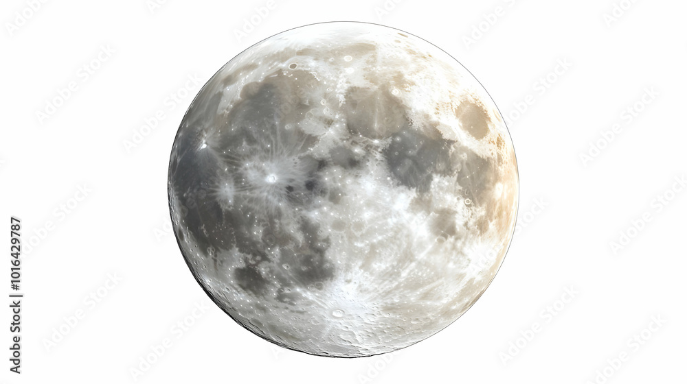 Obraz premium Detailed Close-Up Photograph of the Moon's Surface Showing Craters and Other Features