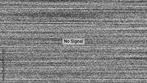 Static noise texture with black and white pixels and colored stripes. No signal or TV broadcast error.