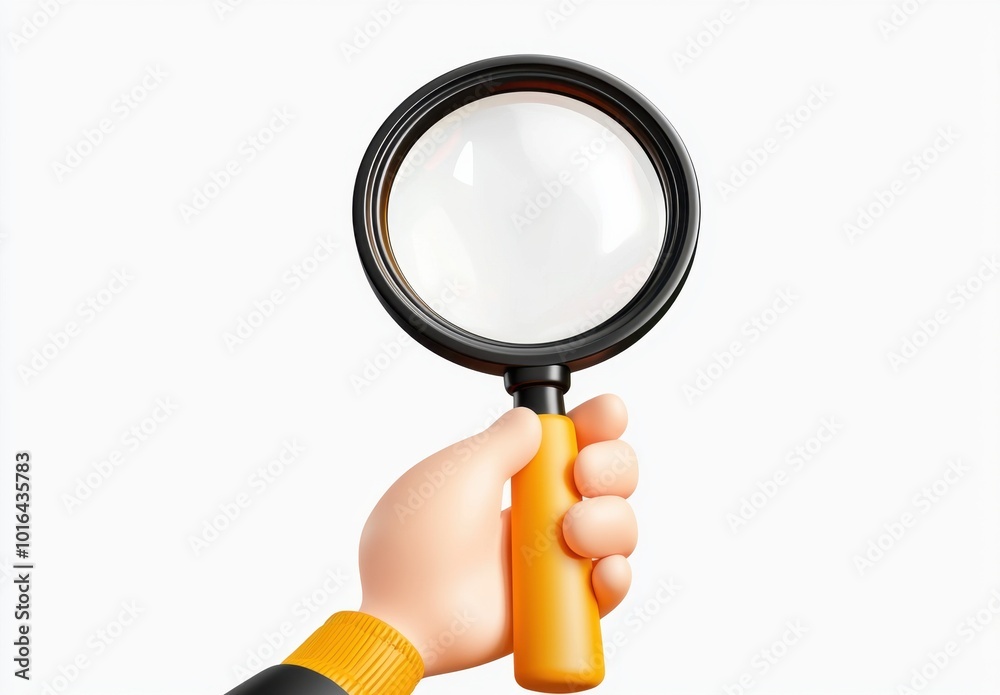 A hand holding a magnifying glass, symbolizing investigation, scrutiny, and close examination of details. A hand holding a magnifying glass, symbolizing investigation, scrutiny, and close examination of details.