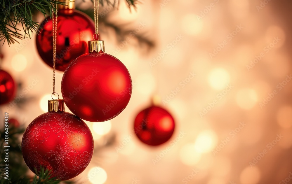 Festive Holiday Decor in Red Tones Festive Holiday Decor in Red Tones