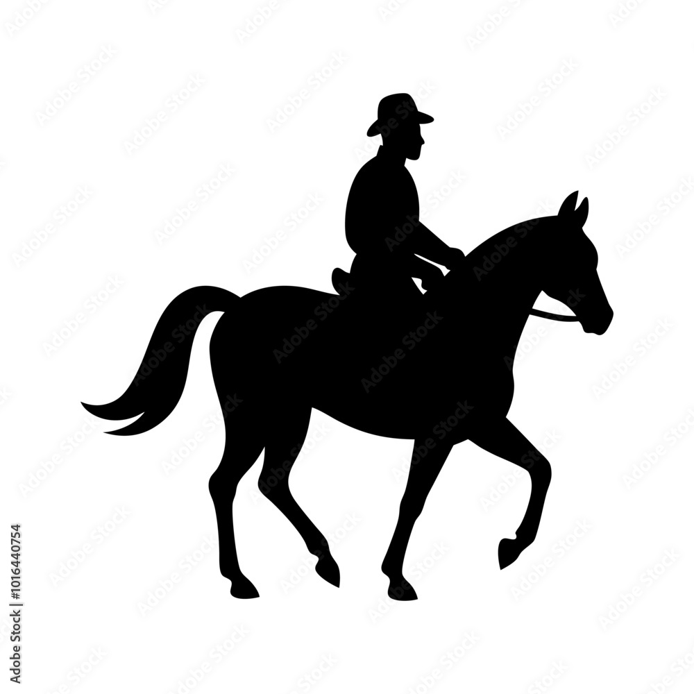Horseman vector or silhouette Horseman vector or silhouette