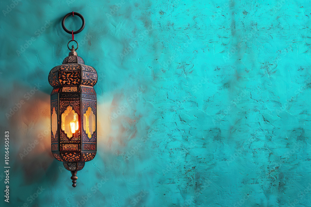 Beautiful greeting card with bright holiday composition for happy and joy celebrate Ramadan Beautiful greeting card with bright holiday composition for happy and joy celebrate Ramadan
