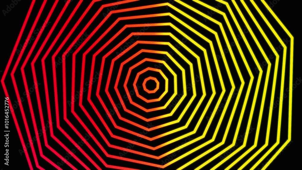 Abstract glowing radio waves animation background. Abstract glowing radio waves animation background.