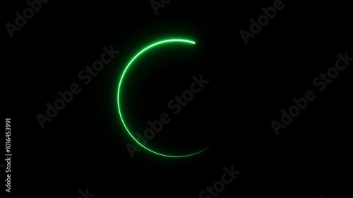 Wallpaper Mural Glowing neon 4k rendering. Torontodigital.ca