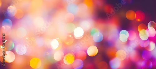 Colorful bokeh lights background