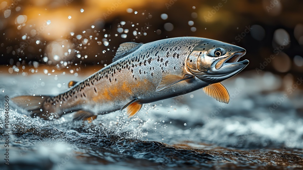 a powerful salmon leaps energetically from the sparkling river showcasing its strength and agility against a backdrop of cascading water symbolizing the vitality of nature and the thrill of fishing a powerful salmon leaps energetically from the sparkling river showcasing its strength and agility against a backdrop of cascading water symbolizing the vitality of nature and the thrill of fishing