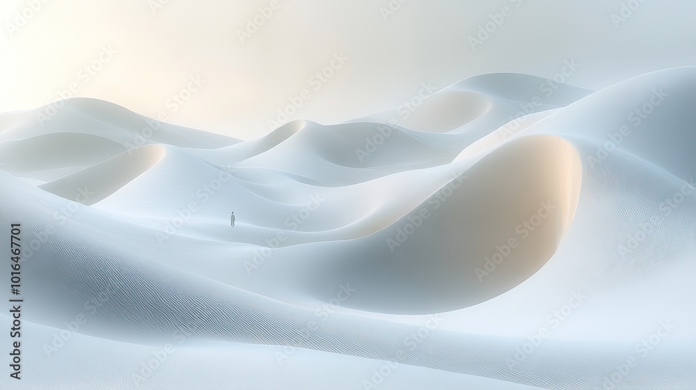 a serene photograph capturing the gentle curves of sand dunes bathed in a soft aesthetic color palette evoking a sense of calm in a tranquil desert landscape.illustration a serene photograph capturing the gentle curves of sand dunes bathed in a soft aesthetic color palette evoking a sense of calm in a tranquil desert landscape.illustration