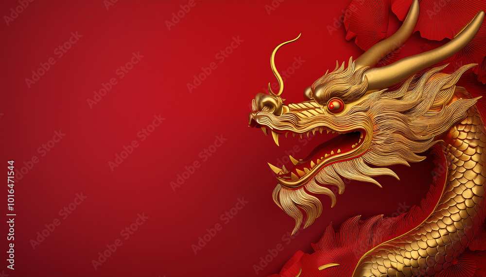 Chinese new year festival and dragon Chinese new year festival and dragon