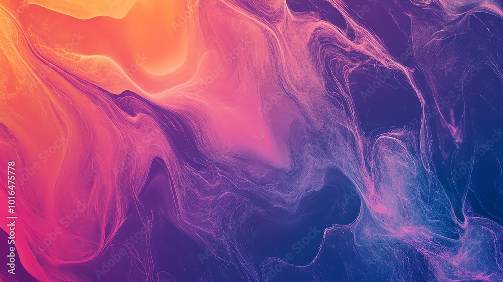 Abstract colorful liquid paint mixing.