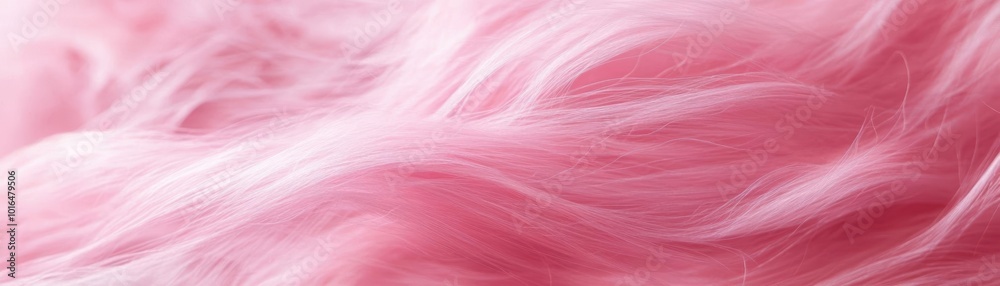 Abstract fluffy pink texture, with soft flowing strands, warm and inviting aesthetic, empty space for advertising