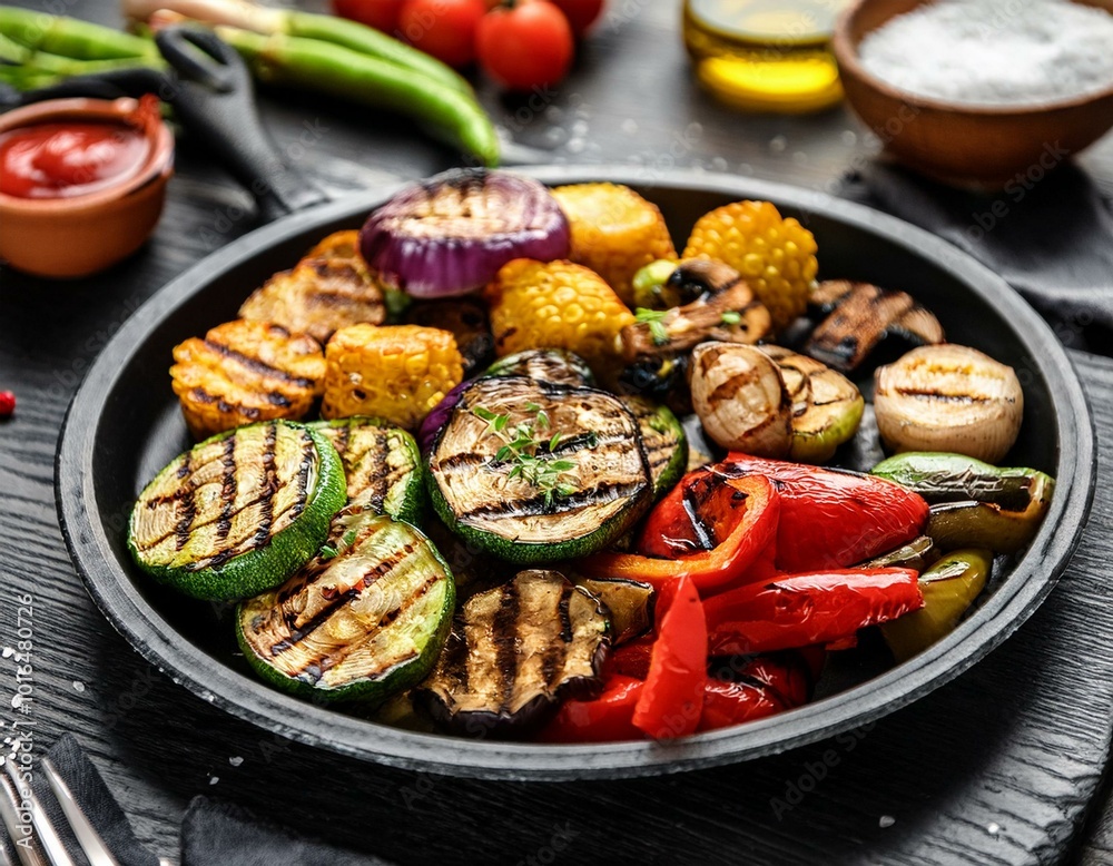Assortment of grilled vegetables Assortment of grilled vegetables