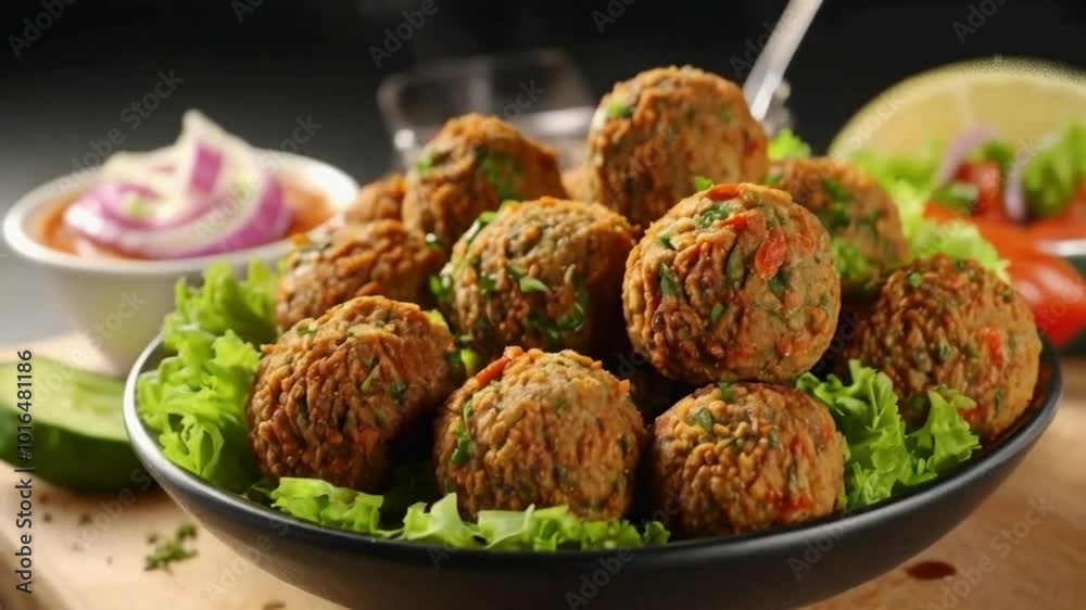 A Falafel and 1 protein hd 4k video clip
A Falafel and 1 protein hd 4k video clip
