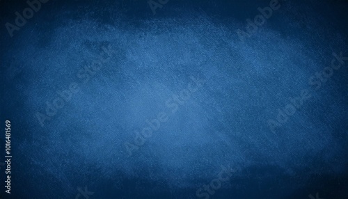 blue grunge background or texture with dark vignette borders and