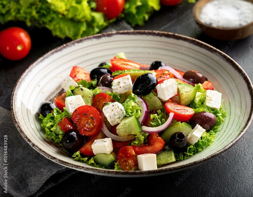Delicious greek salad Delicious greek salad