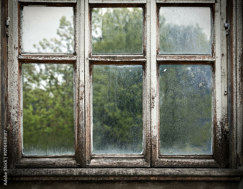 Old grungy window background or texture Old grungy window background or texture