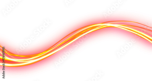 Speed Light Surge Effect Effect on a transparent background
