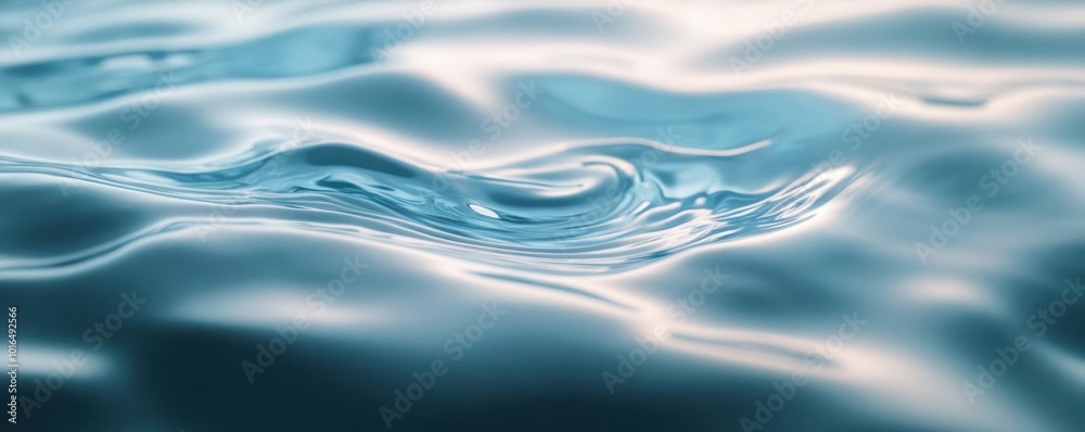 Clear liquid with soft flowing texture, abstract and gentle ripples, evoking a sense of calm, empty space for advertising Clear liquid with soft flowing texture, abstract and gentle ripples, evoking a sense of calm, empty space for advertising