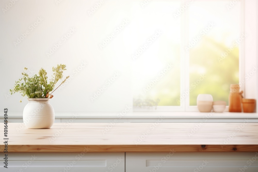 Empty tabletop windowsill kitchen plant. Empty tabletop windowsill kitchen plant.