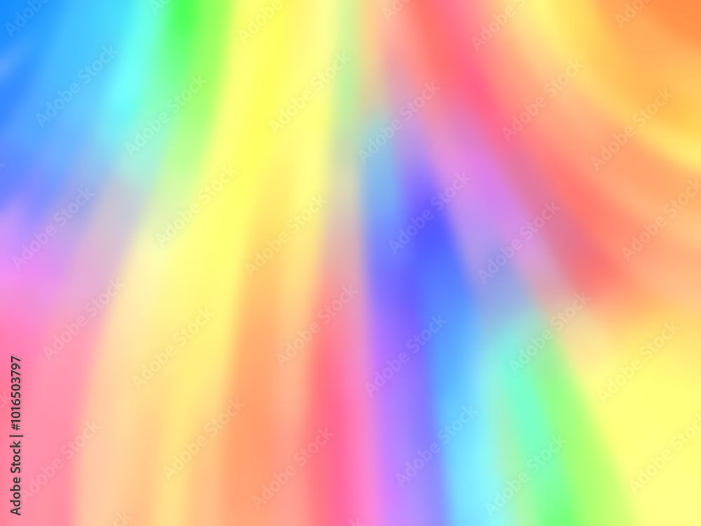 Obraz premium light delicate rainbow gradient for background with wallpaper pattern AI generated