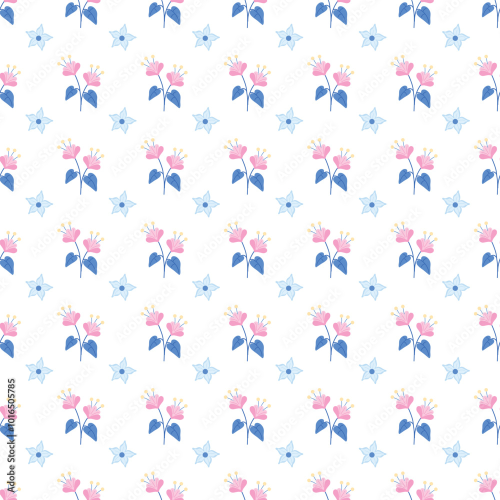 Tiny Spring Feelings Seamless Vector Pattern Design