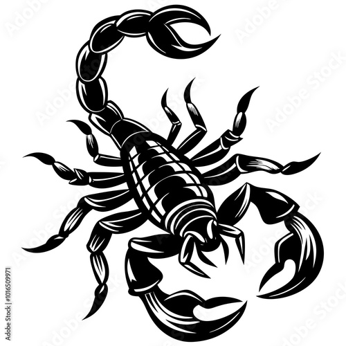 scorpion silhouette vector