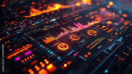 detailed electricity grid diagrams showcasing cost analytics,vibrant graphics and charts highlighting energy consumption efficiency and financial metrics.illustration