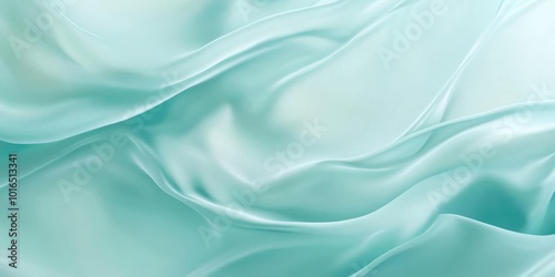 Gentle pastel teal abstract texture, smooth and light, evoking a sense of serenity and calm, empty space for advertising