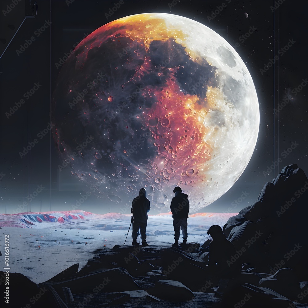 Lunar Eclipse Observed From Advanced Observatory on Earth Scientists Monitoring Cosmic Event Lunar Eclipse Observed From Advanced Observatory on Earth Scientists Monitoring Cosmic Event