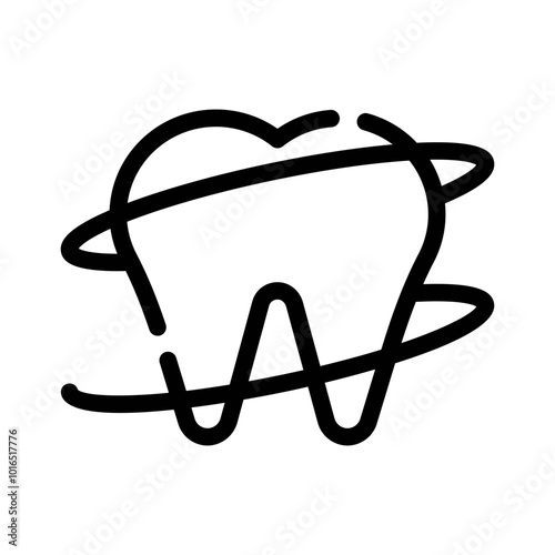 Floss line icon