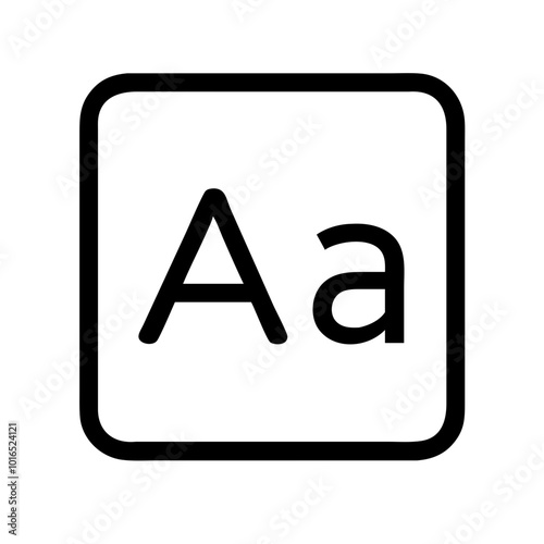 Free Download Font styles icon in modern design for typography, isolated on white background
 - GFXLoad