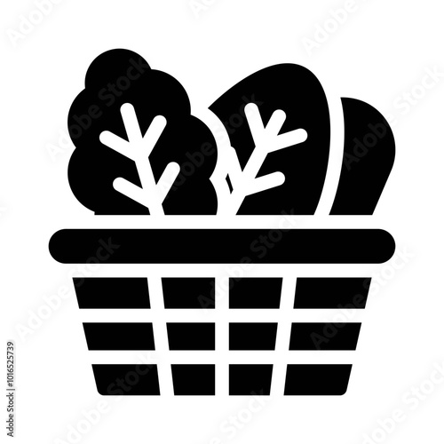Vegetables glyph icon