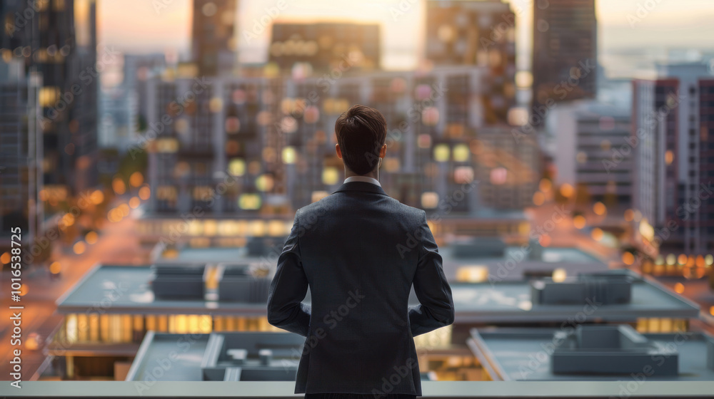 A real estate investor reviewing property portfolios, focusing on rental income, property appreciation, and long-term wealth building. A real estate investor reviewing property portfolios, focusing on rental income, property appreciation, and long-term wealth building.