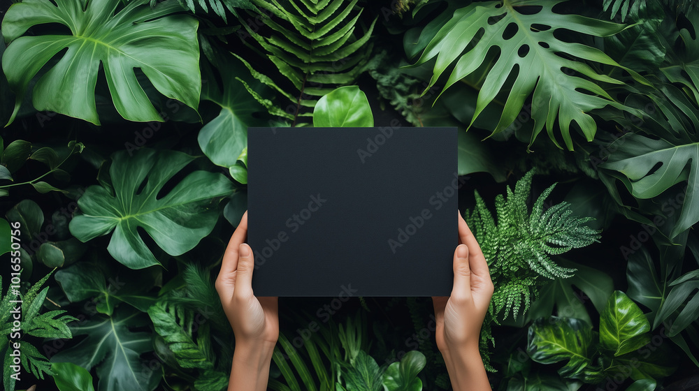 Hands holding empty black certificate mock-up
Hands holding empty black certificate mock-up