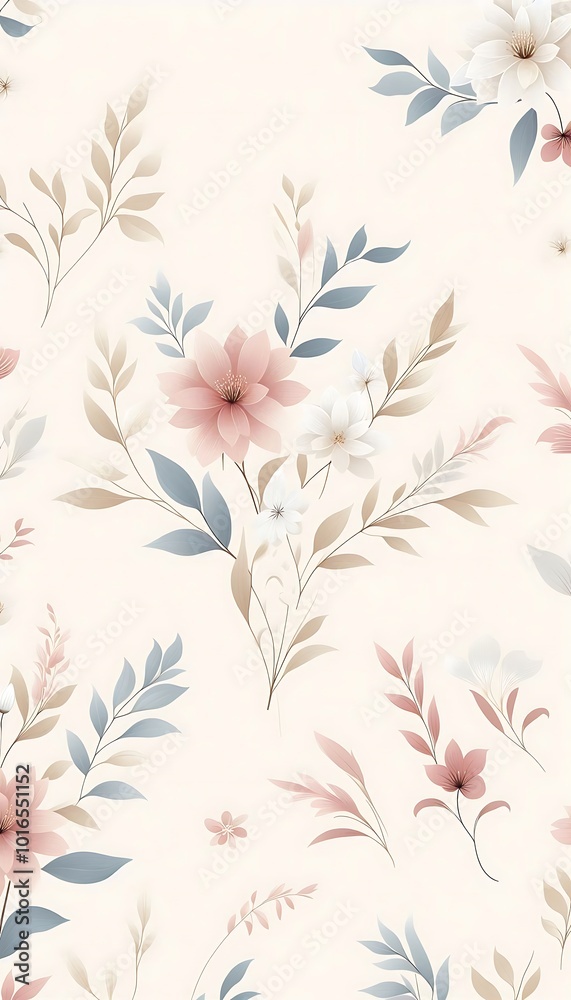 floral pastel illustration,postcard, invitation,generative ai floral pastel illustration,postcard, invitation,generative ai