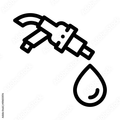 Water Drop line icon