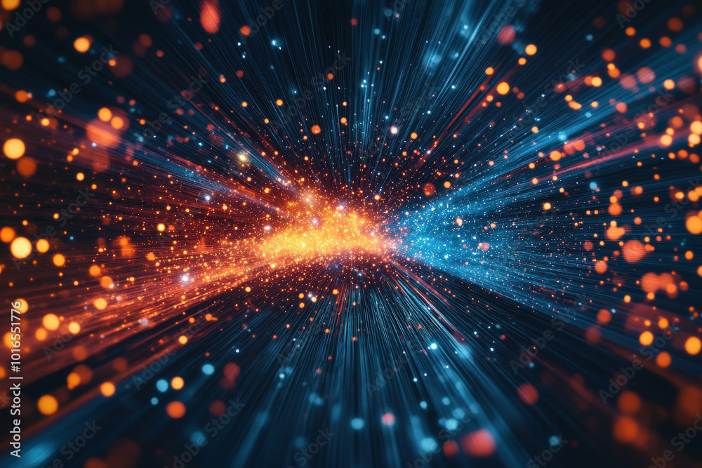 Fototapeta premium Dazzling Light Burst