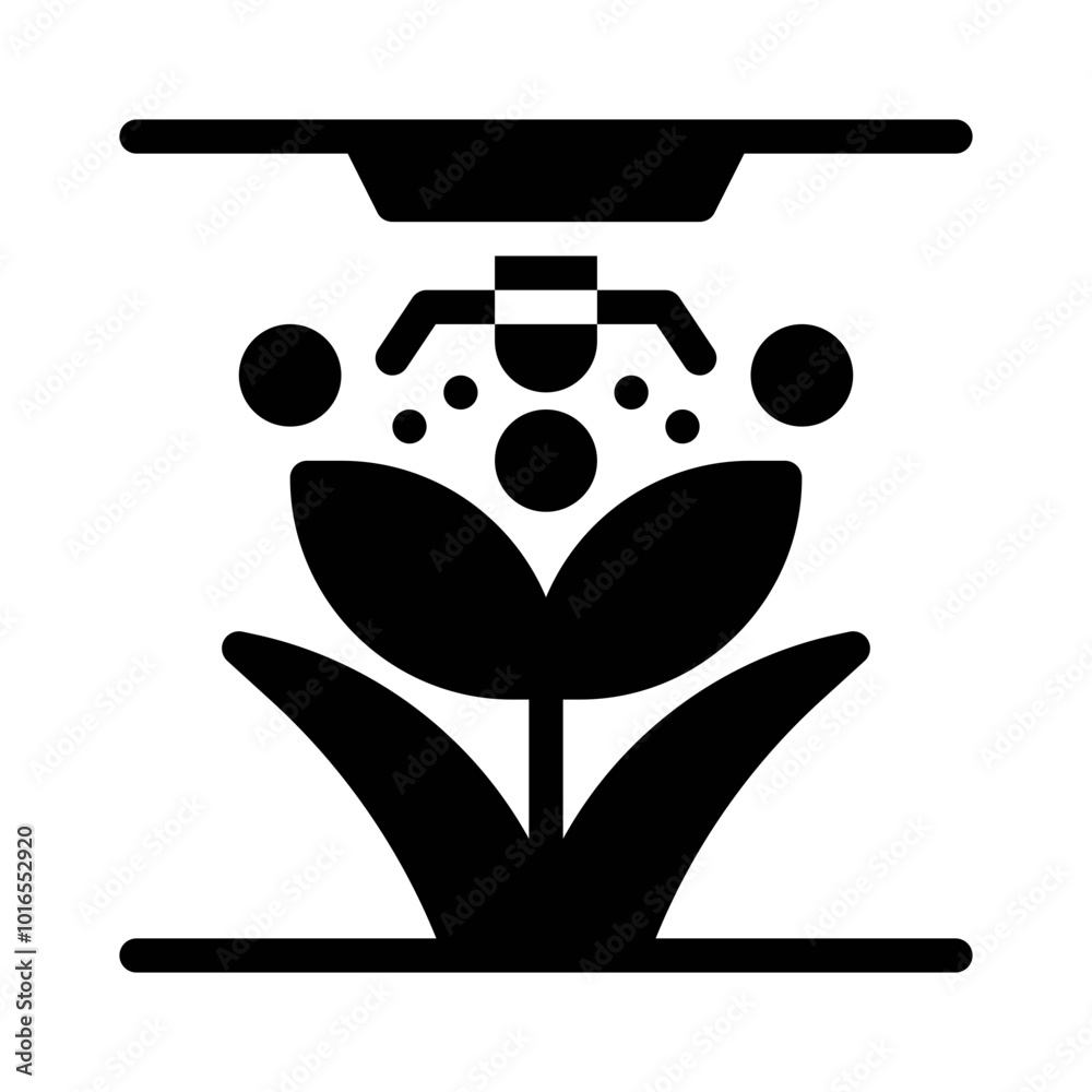 Fototapeta premium Irrigation System glyph icon