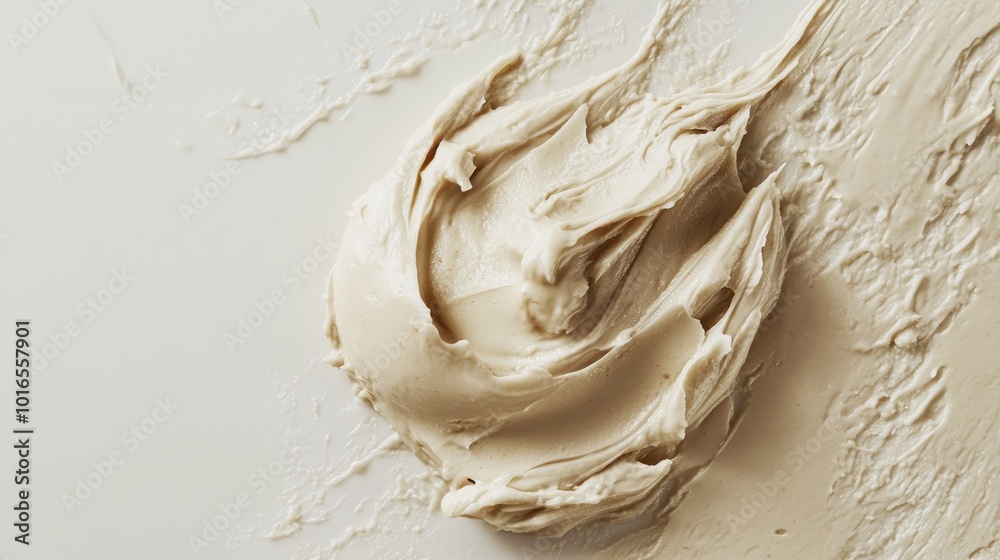 A smooth, creamy spread on a clean white surface, highlighting its rich texture and savory appeal. A smooth, creamy spread on a clean white surface, highlighting its rich texture and savory appeal.