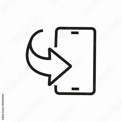 reply on icon sign vector