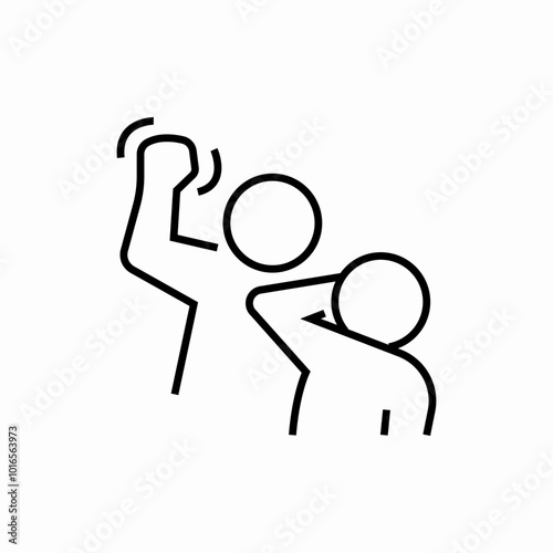 show violence icon sign vector