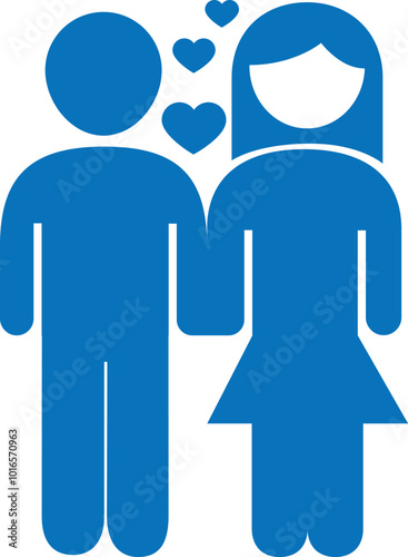 Love couple icon. love marriage icon vector 