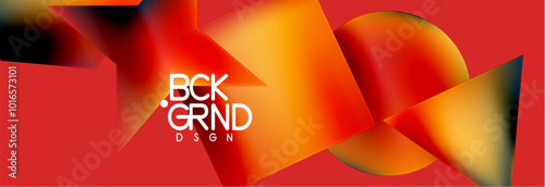 Fluid color geometric shapes abstract background. Vector Illustration For Wallpaper, Banner, Background, Card, Book Illustration, landing page