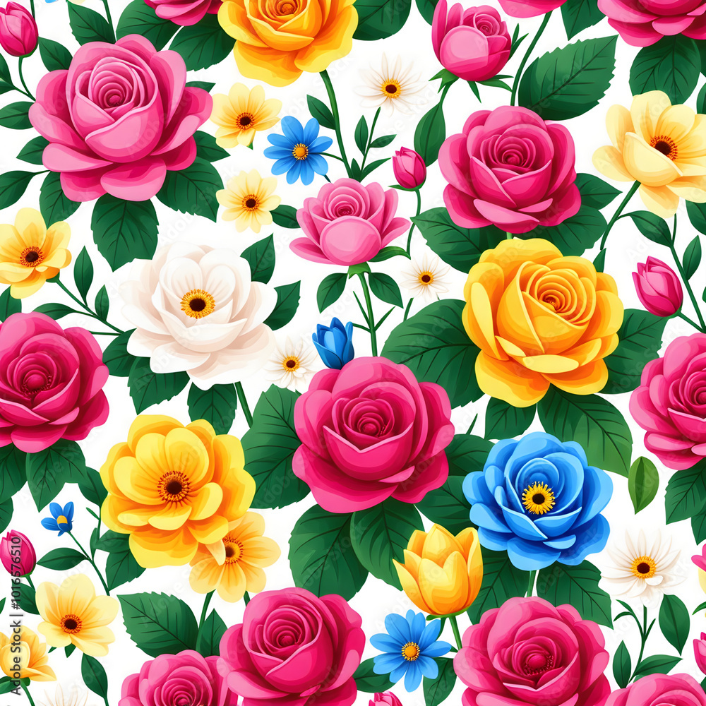 seamless pattern with roses
seamless pattern with roses