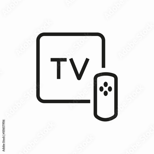smart tv icon sign vector
