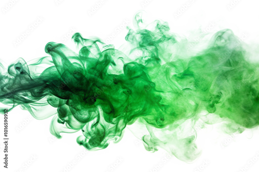 Fototapeta premium colorful smoke isolated on white