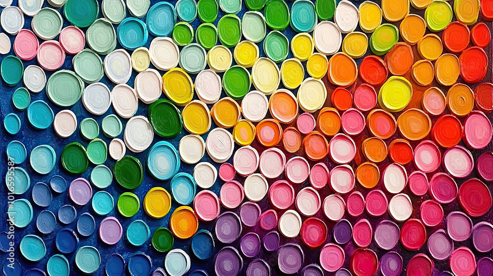 Abstract colorful background with circles Abstract colorful background with circles