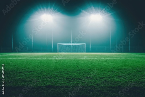 Soccer Field Night Lights.