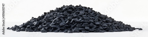 Black Gravel Pile.