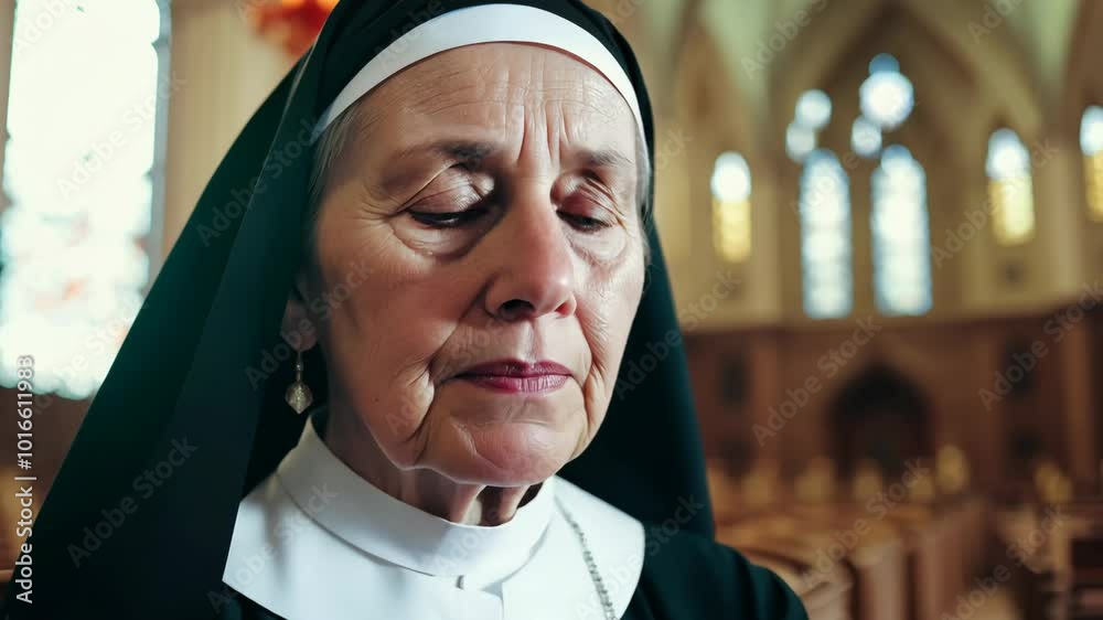 Nun in Deep Prayer: Devotion and Reflection
Nun in Deep Prayer: Devotion and Reflection